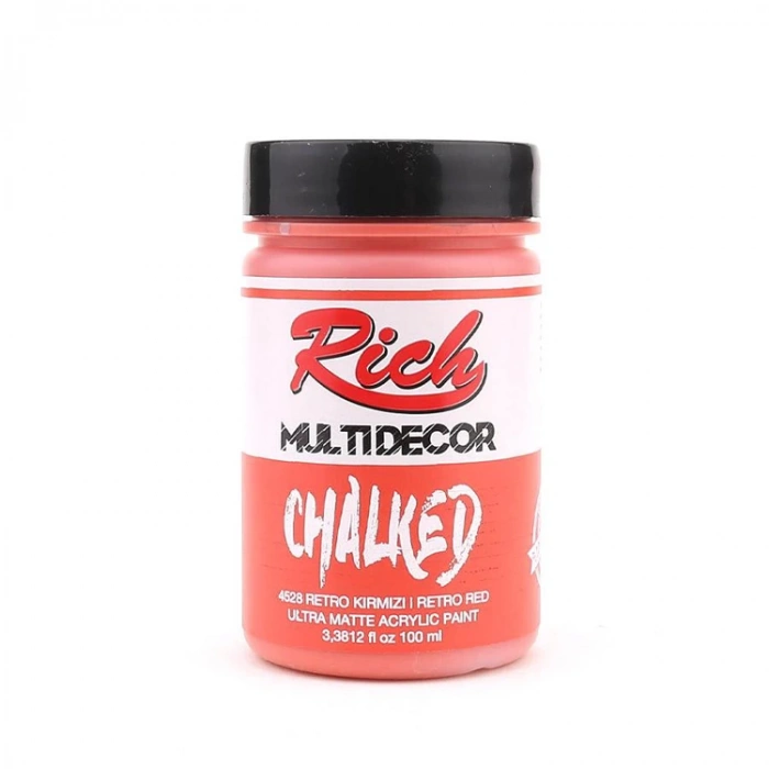 RİCH MDC-100-4528 MULTİ DECOR CHALKED 100 CC RETRO KIRMIZI