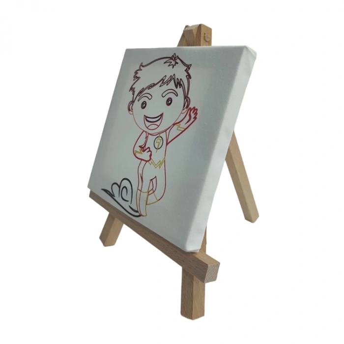 MAGIC ART MİNİ ŞÖVALE+ BASKILI TUVAL SET 1419BKŞ