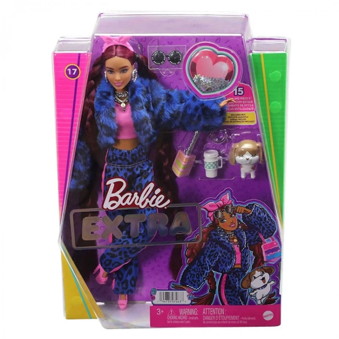 BARBIE EXTRA - PEMBE BANDANALI BEBEK HHN09
