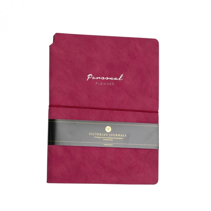 VICTORIAS JOURNALS 1091 KUKA SOFT KAPAK NOTEBOOK 14.8x21cm A5 80gr.96YP. ÇİZGİLİ DEFTER FUŞYA