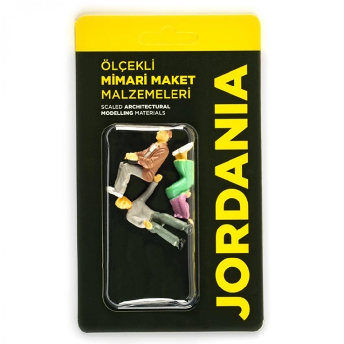 JORDANIA MAKET JE01-İBO1030 BOYALI İNSAN OTURAN 1/030