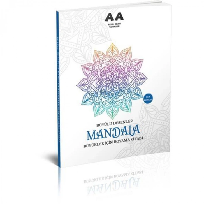 BÜYÜLÜ DESENLER BÜYÜKLER İÇİN  MANDALA BOYAMA KİTABI