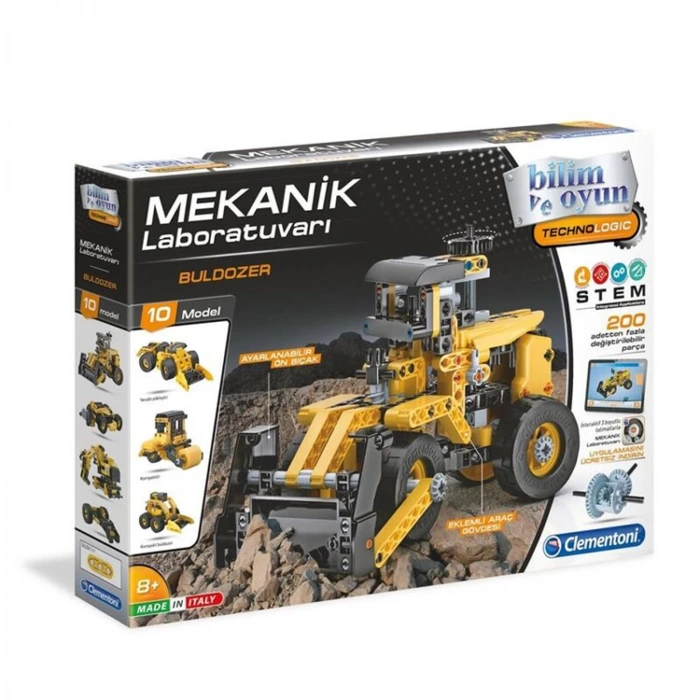 CLEMENTONI 64958 MEKANİK LABORATUVARI BULLDOZER (8YAŞ+)