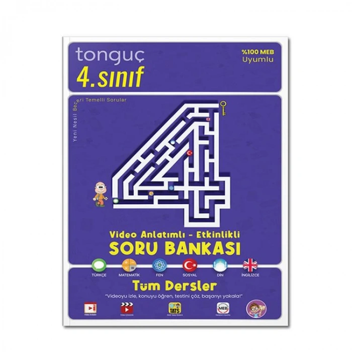 TONGUÇ 4. SINIF TÜM DERSLER VİDEO ANLATIMLI- ETKİNLİKLİ SORU BANKASI