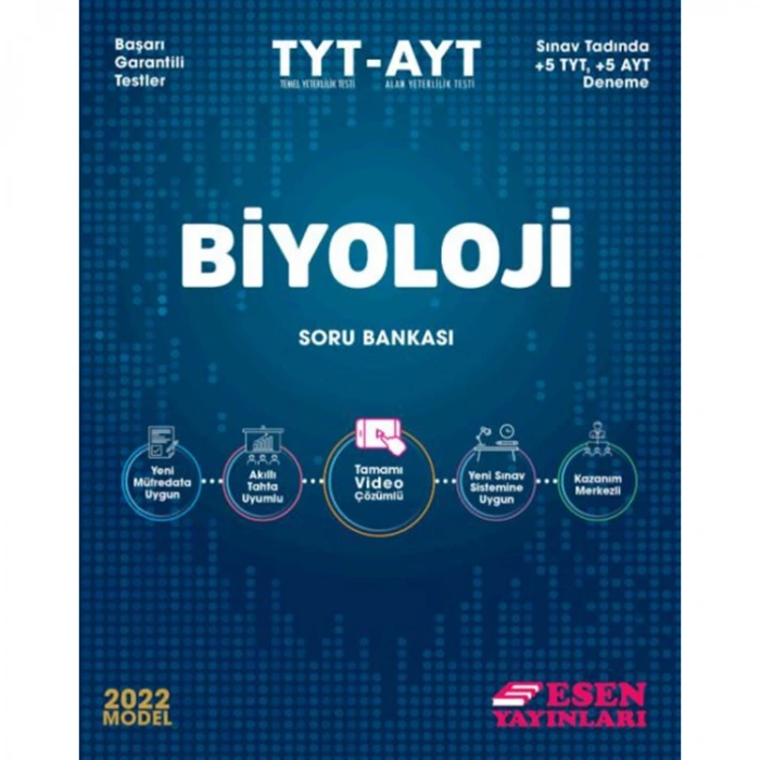 ESEN TYT-AYT BİYOLOJİ SORU BANKASI 2022