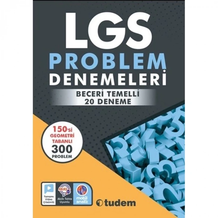 TUDEM 8. SINIF LGS PROBLEM DENEMELERİ