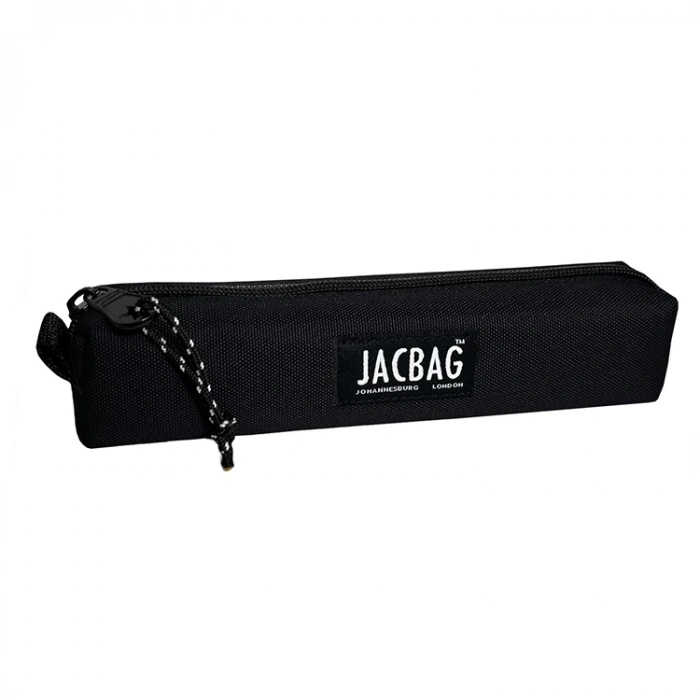 JACBAG PRİZMA-SOSİS TİP JAC-15  TEK BÖLMELİ KALEM ÇANTASI SİYAH