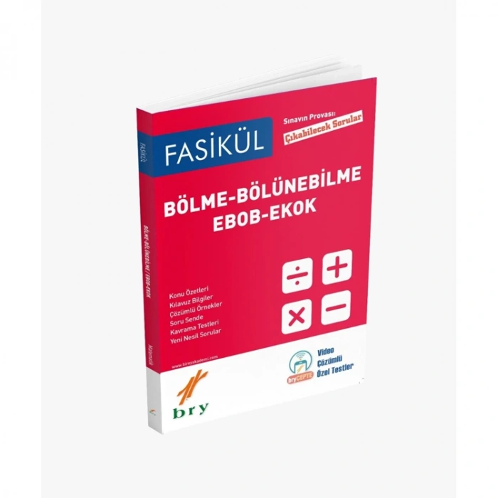 BİREY - FASİKÜL - MATEMATIK - BÖLME-BÖLÜNEBILME - EBOB-EKOK
