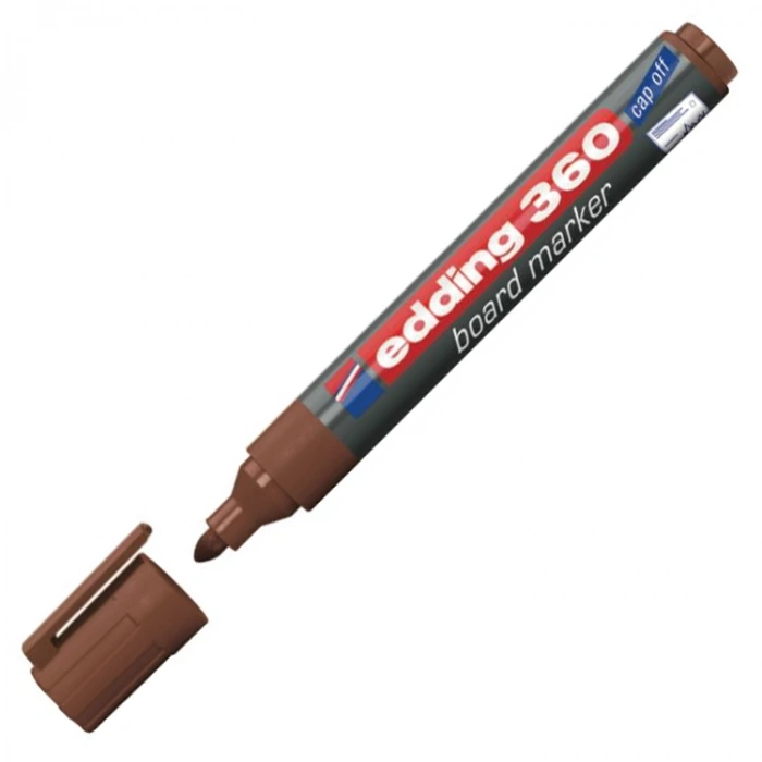 EDDING 360 BEYAZ TAHTA KALEMİ KAHVERENGİ