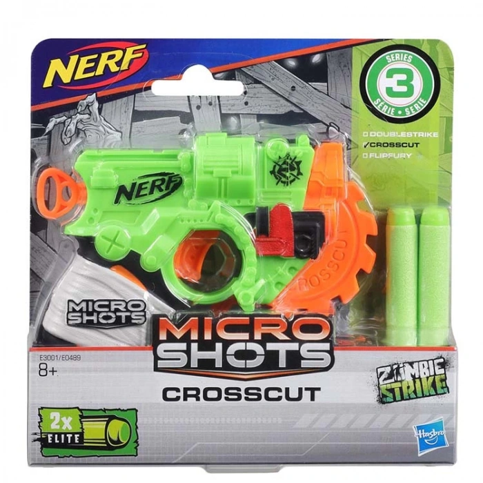 HASBRO  E0489 NERF MICROSHOTS CROSSCUT DOUBLESTRIKE E3001