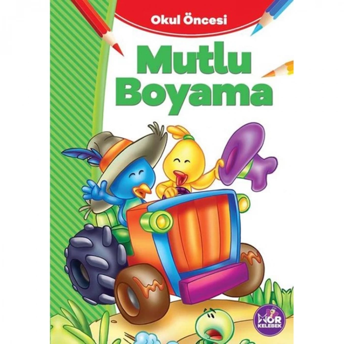 MOR KELEBEK - OKUL ÖNCESİ MUTLU BOYAMA