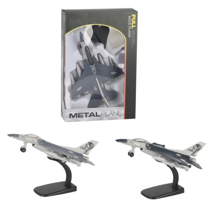 CANEM HW777-16B METAL PLANE ÇEK BIRAK SAVAŞ UÇAĞI 3+