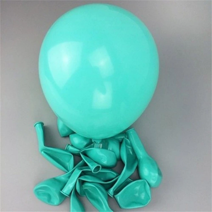 KİKA JOY 0475 TEK RENK BALON BASKISIZ MİNT YEŞİLİ 100LÜ