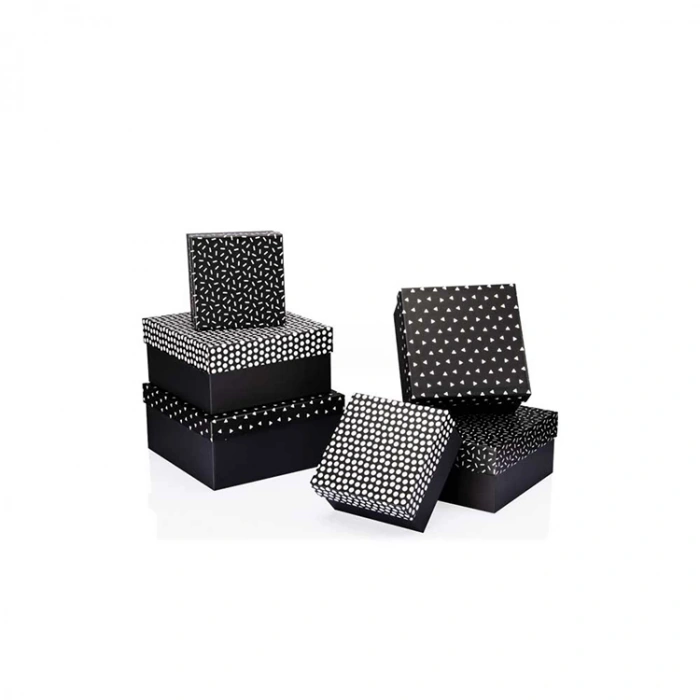GIPTA STUDIO KARE HEDİYE KUTUSU BX7563 F 250x250x120mm