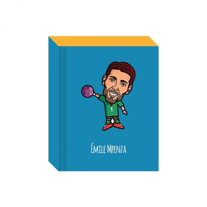 LİLAMOR MİNİ ÇİZGİSİZ NOT DEFTERİ 4x5cm 120 SAYFA - FUTBOL