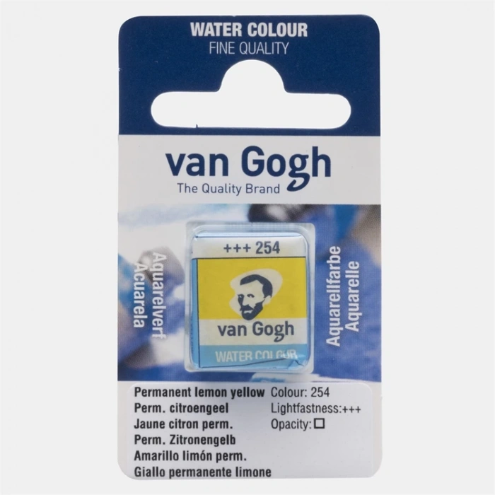 VAN GOGH 20862541 TABLET SULU BOYA YEDEĞİ - PARMANENT LEMON YELLOW 254P