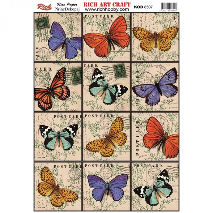 RİCH 8507 PİRİNÇ DEKOPAJ KAĞIDI