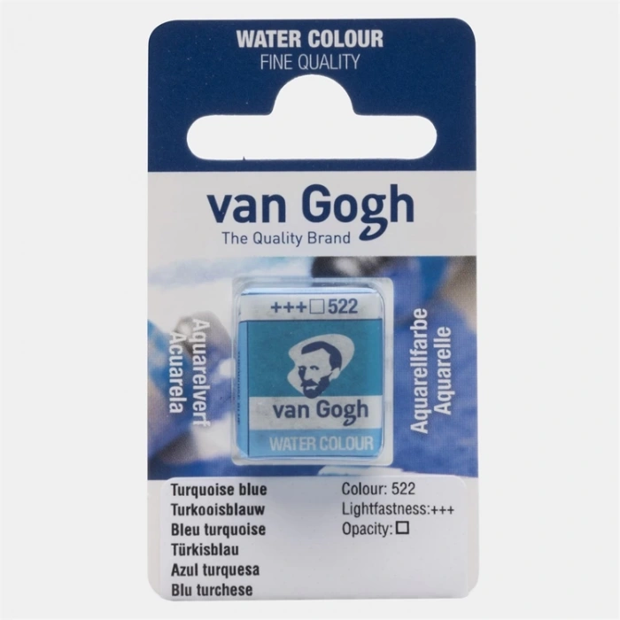 VAN GOGH 20865221 TABLET SULU BOYA YEDEĞİ -  TURQUOISE BLUE 522