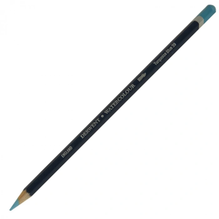 DERWENT NEW WATERCOLOUR PENCIL- SULUBOYA KALEMİ- TURQUOISE BLUE  39