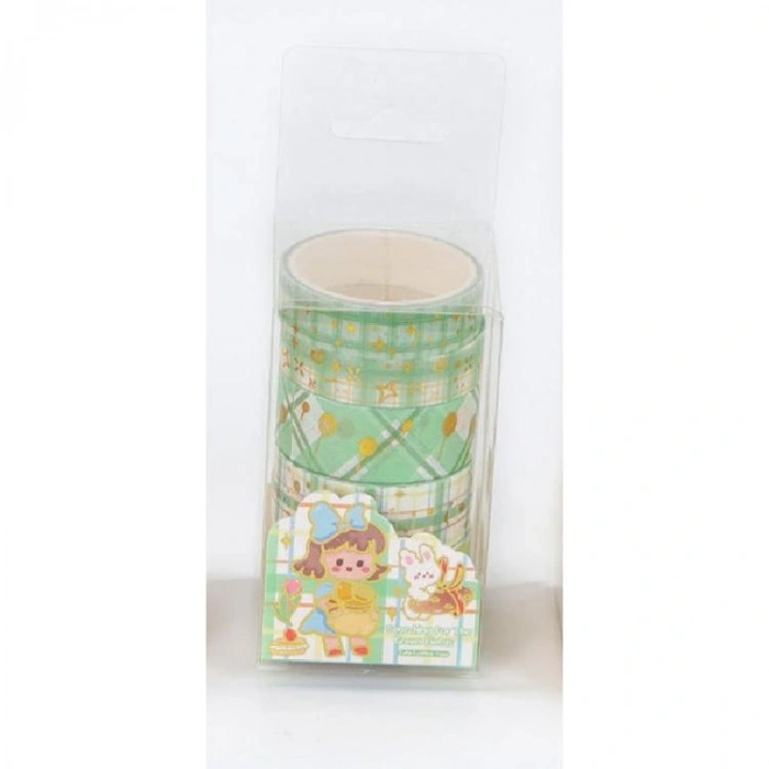 GIPTA K8902 PATTERN RENKLİ BANT SET 5LI KUTULU  -