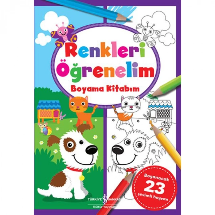 RENKLERİ ÖĞRENELİM - BOYAMA KİTABIM