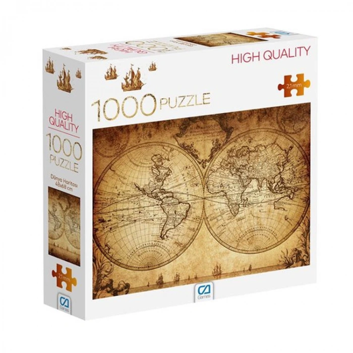 CA GAMES 1000-7037 DÜNYA HARİTASI 1000 PARÇA