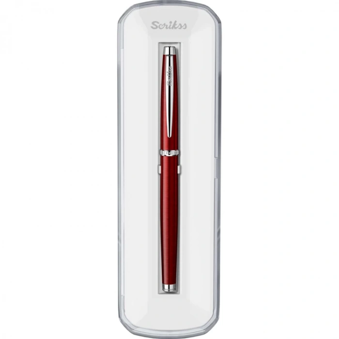 SCRIKSS 800 ROLLER KALEM BORDO KRİSTAL KUTU