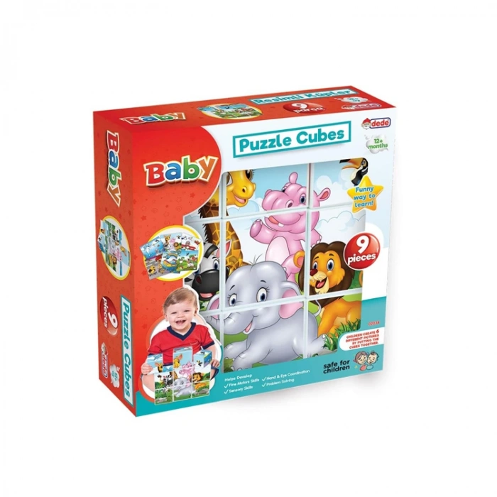 DEDE RESİMLİ KÜPLER 9LU  DEDE- 02034