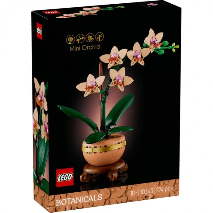 LEGO BOTANICALS 10343 MİNİ ORCHİD 274 PARÇA 18+