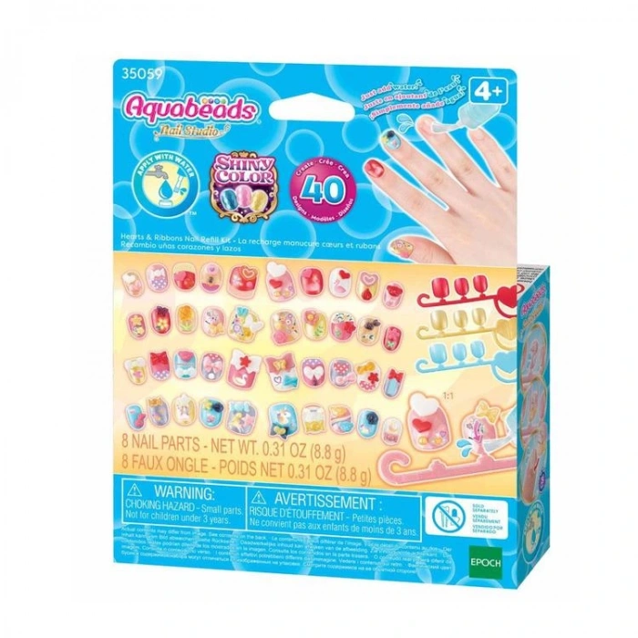 ADORE EAB35059 AQUA BEADS KALPLER VE KURDELELER YEDEK TIRNAK SETİ 4+