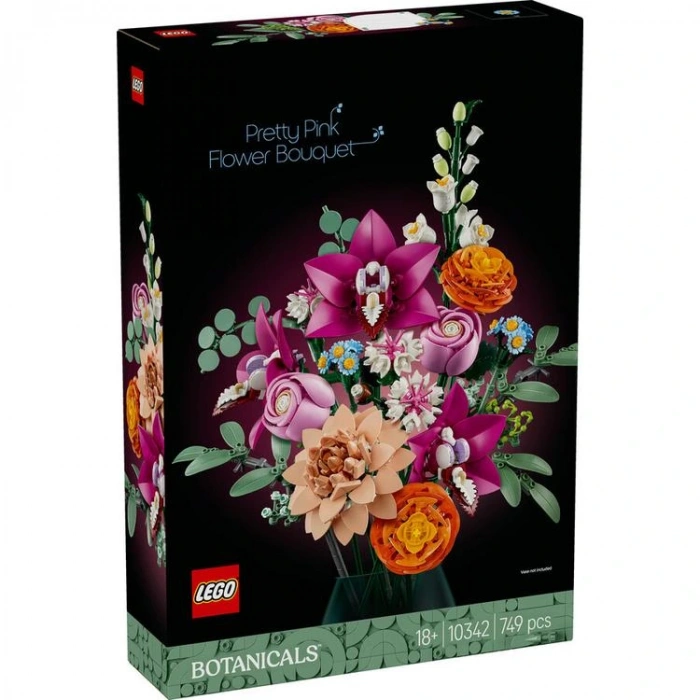 LEGO BOTANICALS 10342 PEMBE ÇİÇEK BUKETİ 749 PARÇA 18+