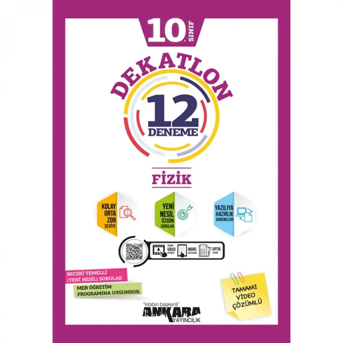 ANKARA 10.SINIF DEKATLON FİZİK 12 DENEME
