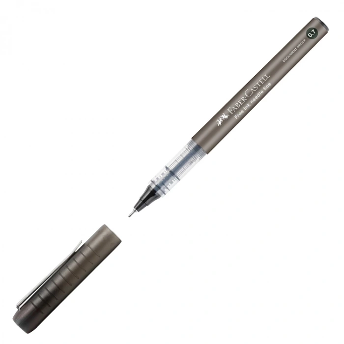 FABER CASTEL FREE NEEDLE ROLLER KALEM 0.7mm SİYAH