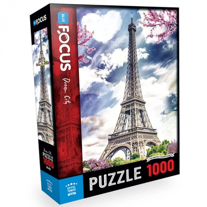BLUE FOCUS BF282 EYFEL KULESİ PUZZLE YAPBOZ 48x66cm 1000 PARÇA