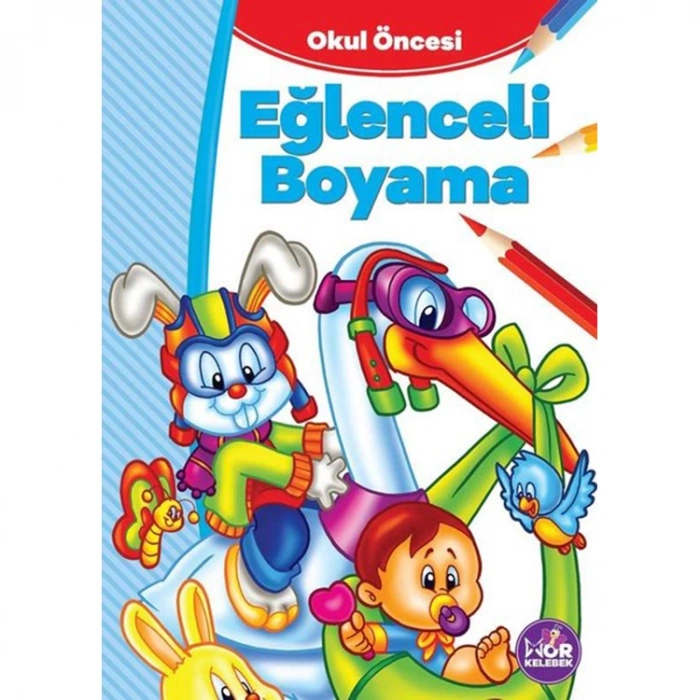 MOR KELEBEK - OKUL ÖNCESİ EĞLENCELİ BOYAMA