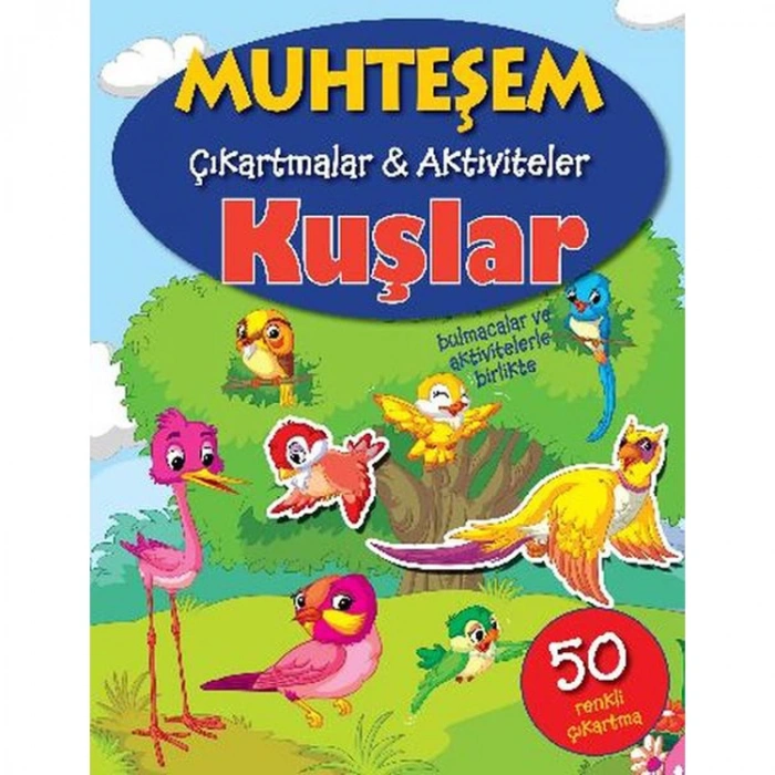 MUHTEŞEM ÇIKARTMALAR - AKTİVİTELER KUŞLAR