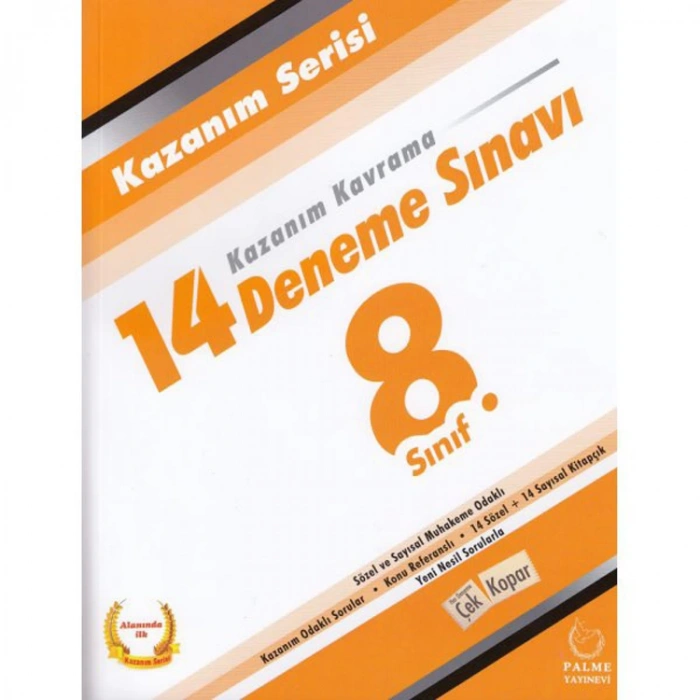 PALME 8. SINIF KAZANIM SERİSİ TÜM DERSLER 14  DENEME
