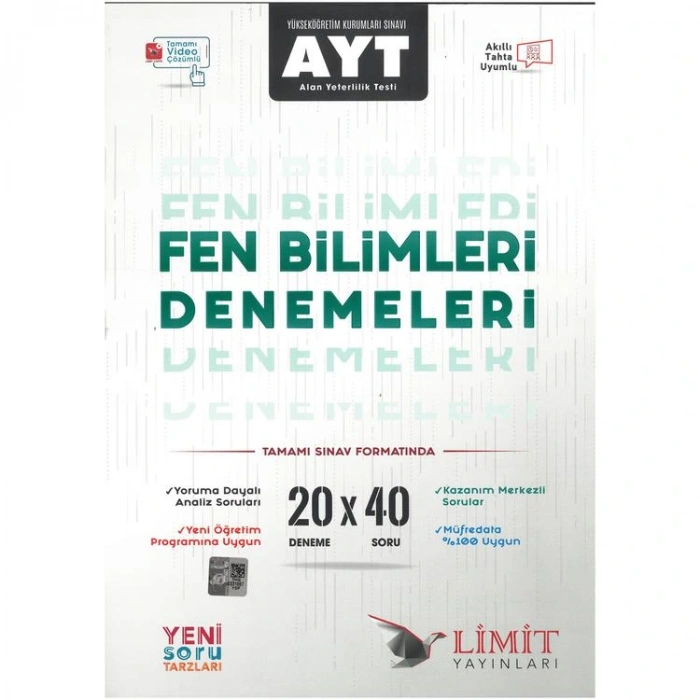 LİMİT AYT 20Lİ FEN BİLİMLERİ DENEMELERİ
