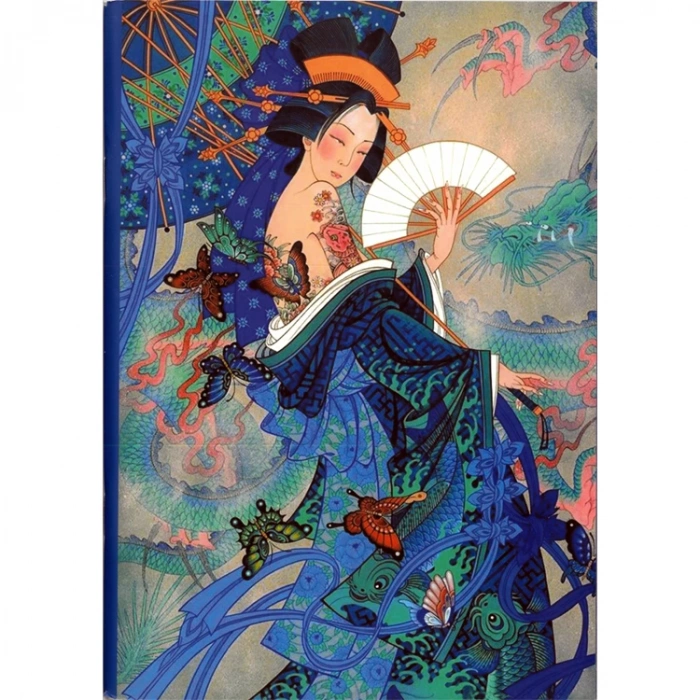 DEFFTER 14,5x21 ZIMBALI A5 ÇİZGİLİ DEFTER 46 YP. - BLUE GEYŞA