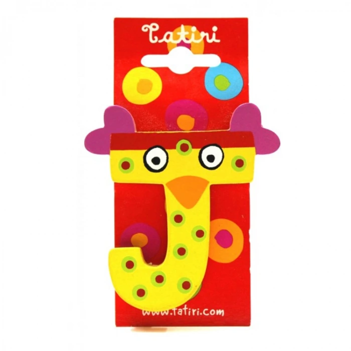 TATİRİ AHŞAP DEKORATİF HARF (J)