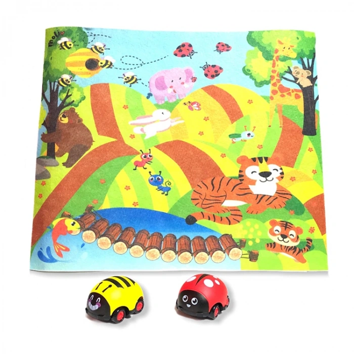 SARP MOLIE NEŞELİ ORMAN  OYUN HALISI 65 x 55 cm