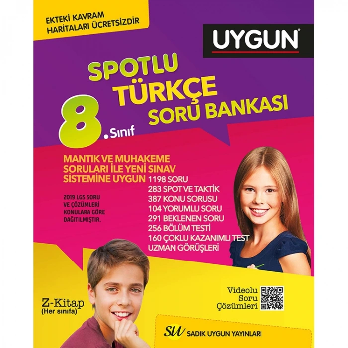 SADIK UYGUN YAYINLARI 8. SINIF TÜRKÇE SORU BANKASI