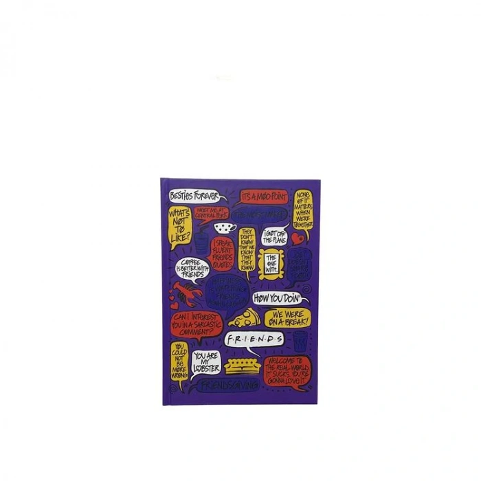 MACMUG YPK-381907 FRIENDS 30. YIL SERT KAPAK 96 YP ÇİZGİLİ DEFTER