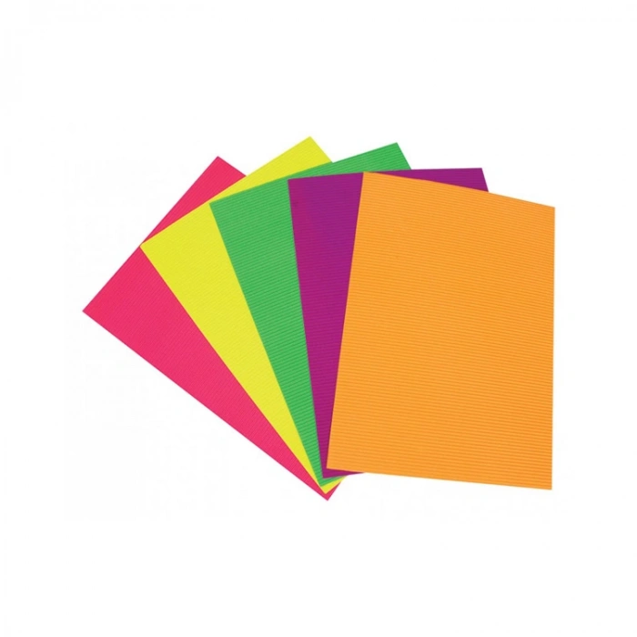 LİNO OLUKLU KARTON 50x70cm FOSFORLU PD-026R