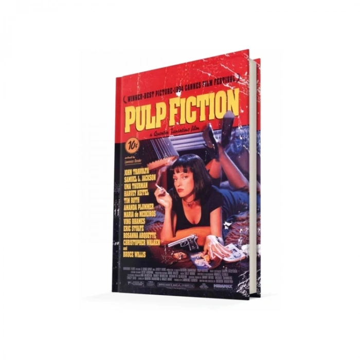 DEFFTER 14X20 PULP FICTION SERT KAPAK ÇİZGİLİ DEFTER 96 YP.