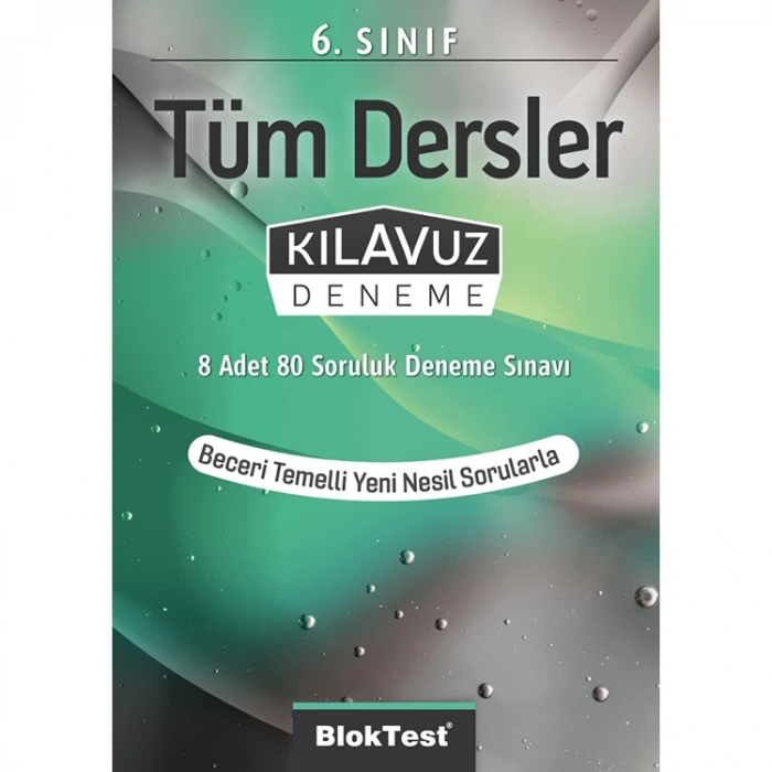 TUDEM 6. SINIF BLOKTEST TÜM DERSLER KILAVUZ DENEME