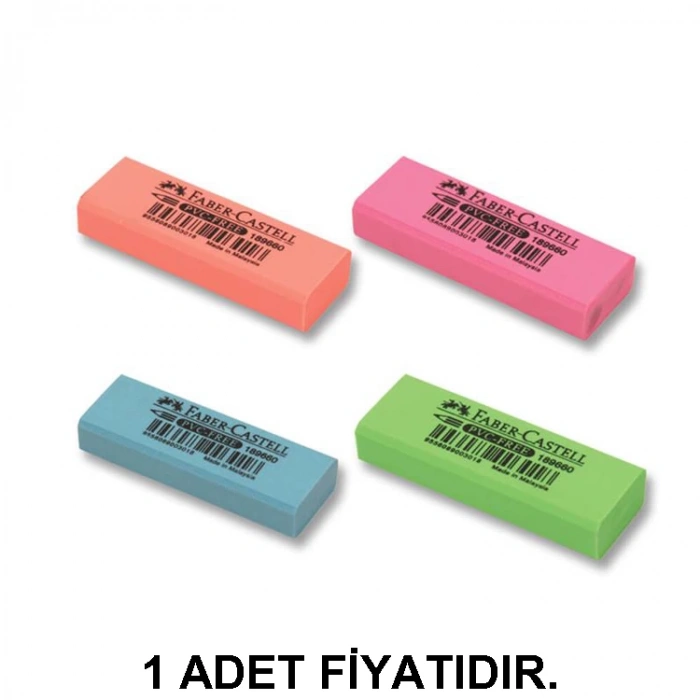 FABER CASTELL 189660 RENKLİ SİLGİ