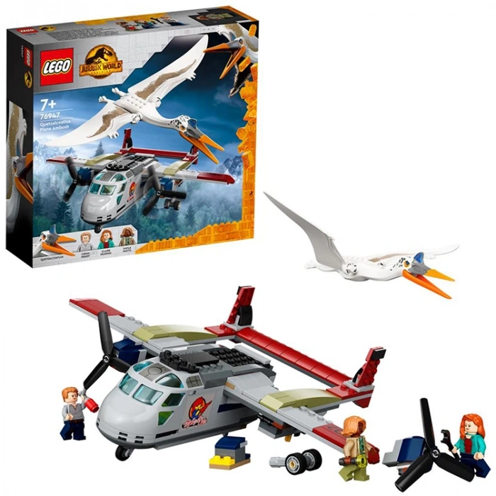 LEGO 76947 JURASSIC WORLD QUETZALCOATLUS PLANE AMBUSH
