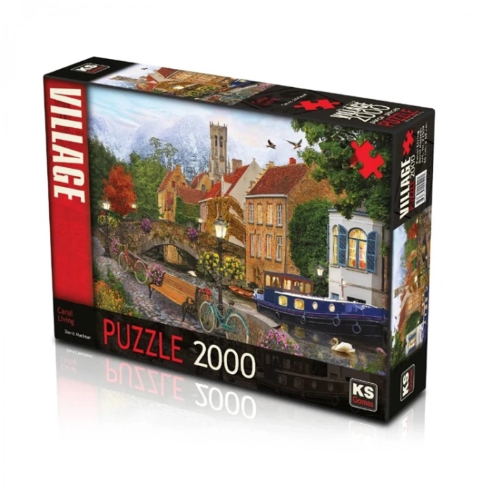 KS GAMES 22509 CANAL LIVING 96x68cm YAPBOZ/PUZZLE 2000 PARÇA