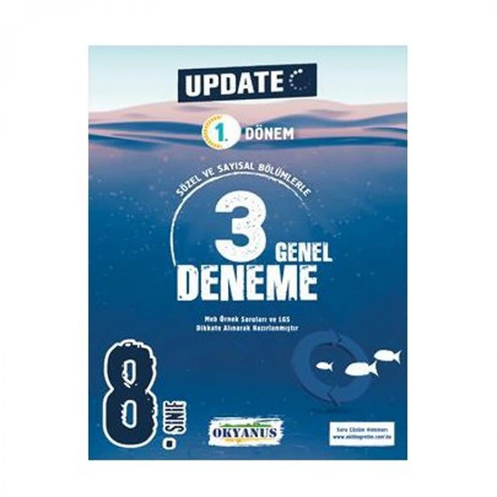 OKYANUS 8. SINIF UPDATE 1. DÖNEM 3 LÜ GENEL DENEME